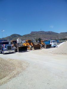 Transporte de gravas