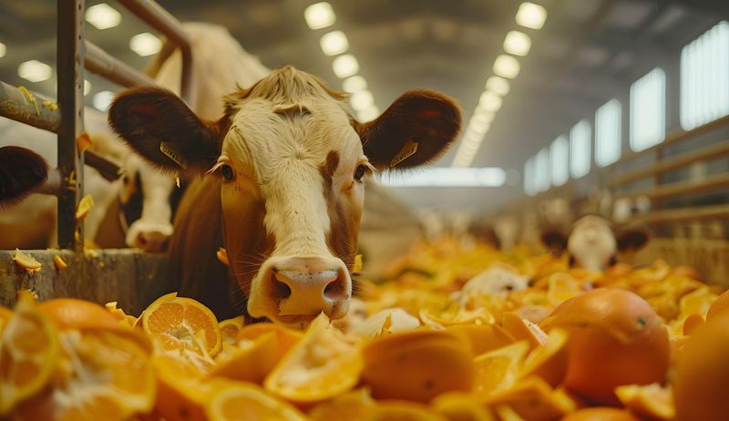 Más allá de su delicioso sabor y su alto contenido en vitamina C, la naranja se ha revelado como un ingrediente clave en la alimentación animal